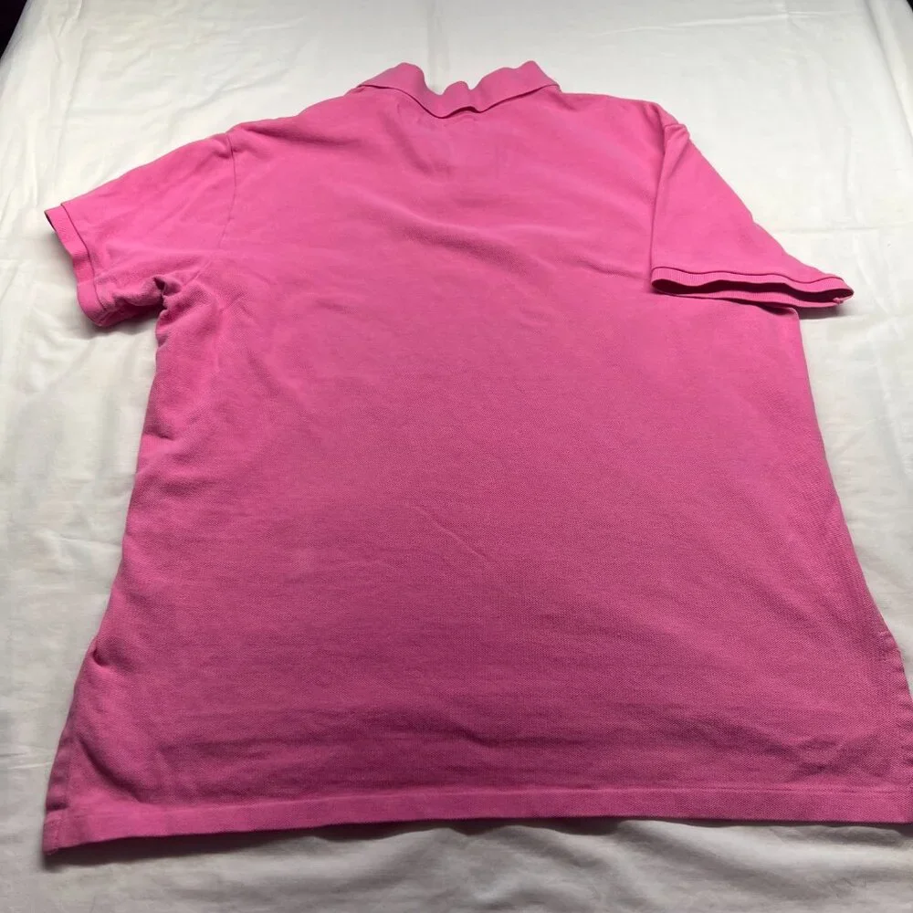 Polo Ralph Lauren Mens‎ Pink Custom Fit Polo Shirt XL